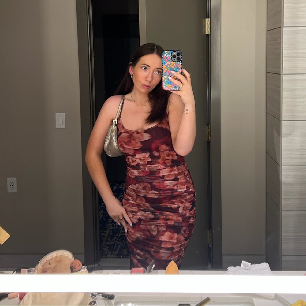 RUNAWAY THE LABEL Maxi Dress - Wine Floral
